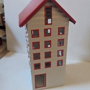 NWT Mini Christmas Tree Village Modern Condo House Ashland Holiday Home Decor